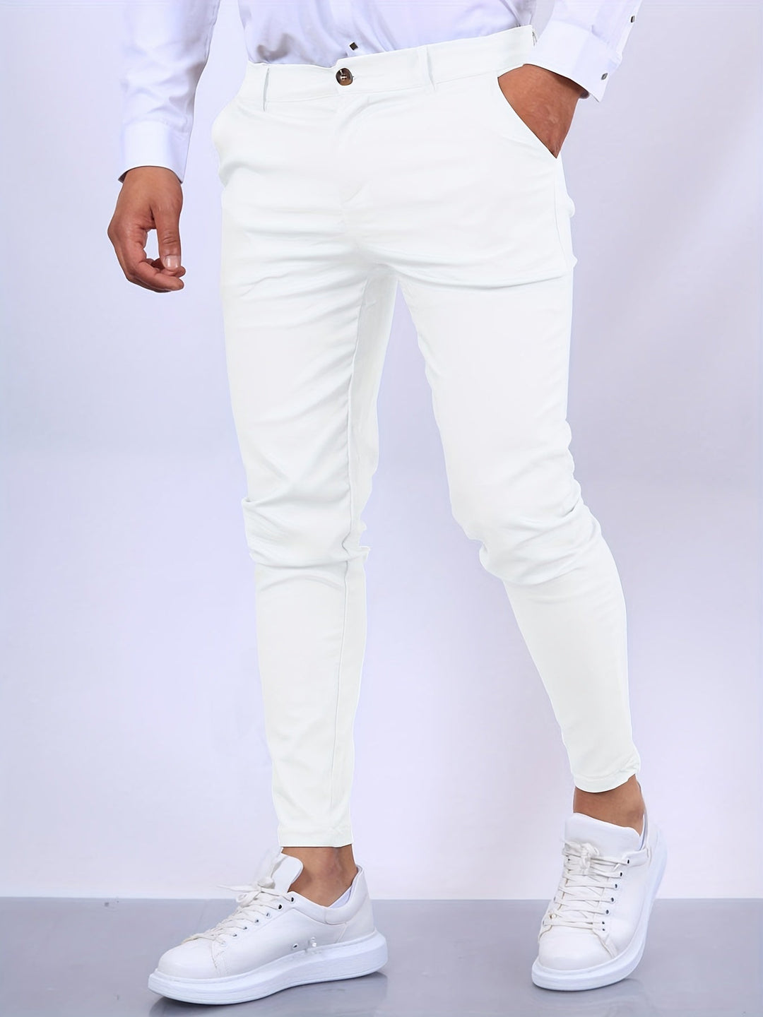Elegante Slim Fit Herren Hose – Modernes Design