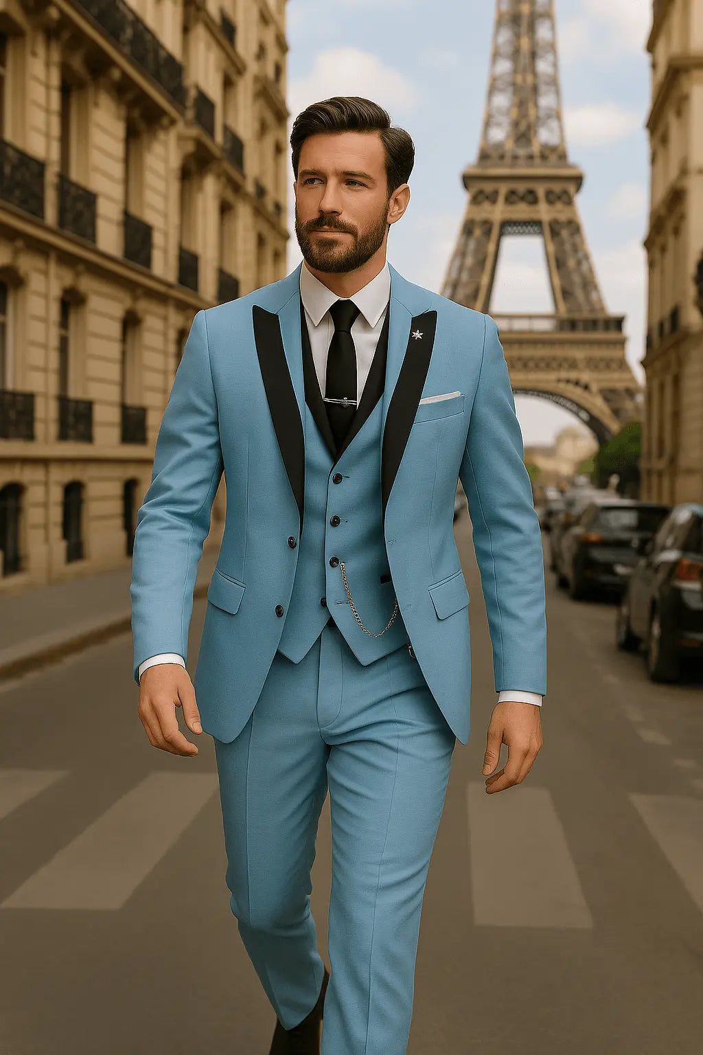 Harrington Oxford | Men’s Slim Fit 3‑Piece Suit – Blazer, Waistcoat &amp; Trousers Set Harrington Oxford
