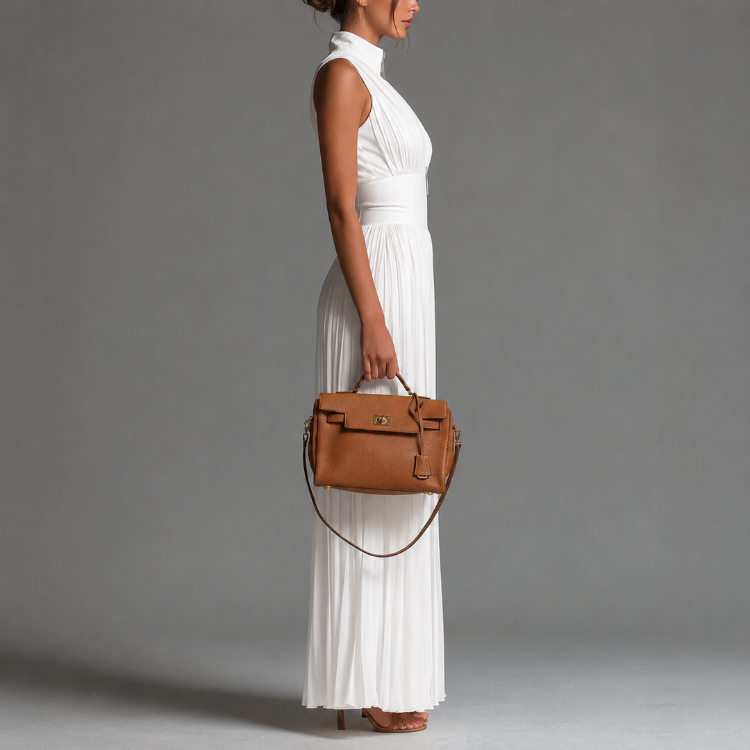 Eleganter Femininer Damen Neckholder-Jumpsuit mit weitem Bein