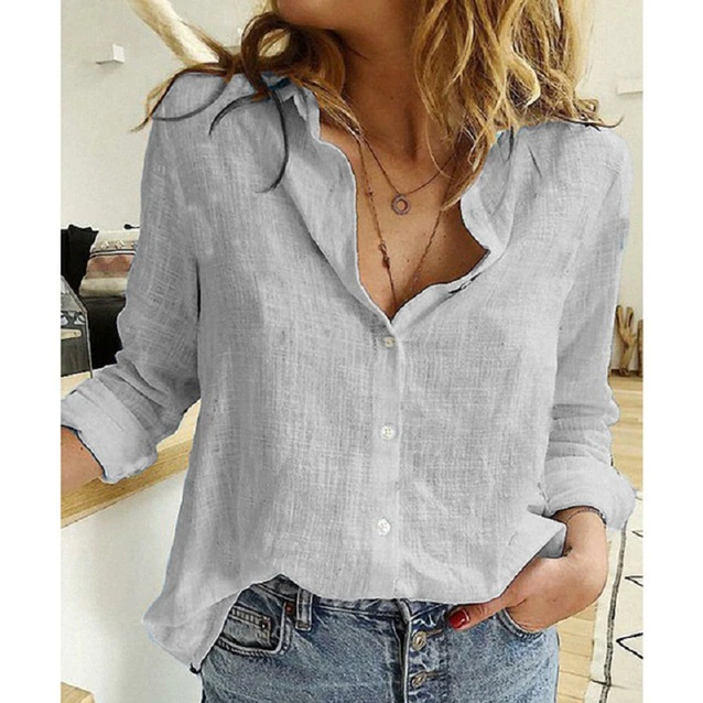 Elegantes Vielseitiges Damen Langarmshirt