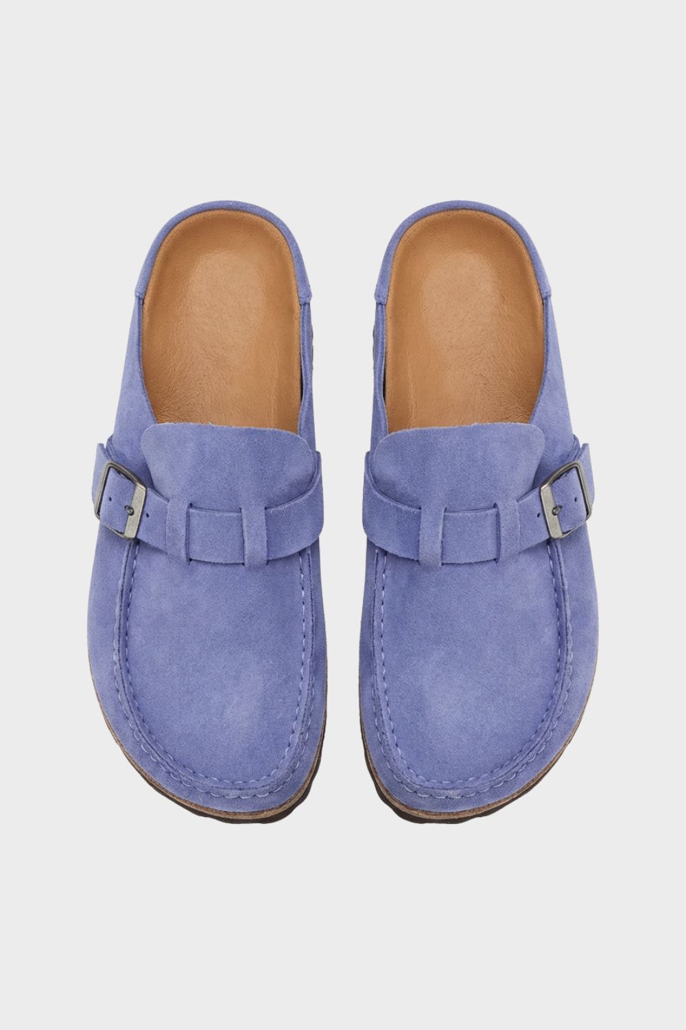 Bequeme Geschlossene Damen Clogs mit Schnalle