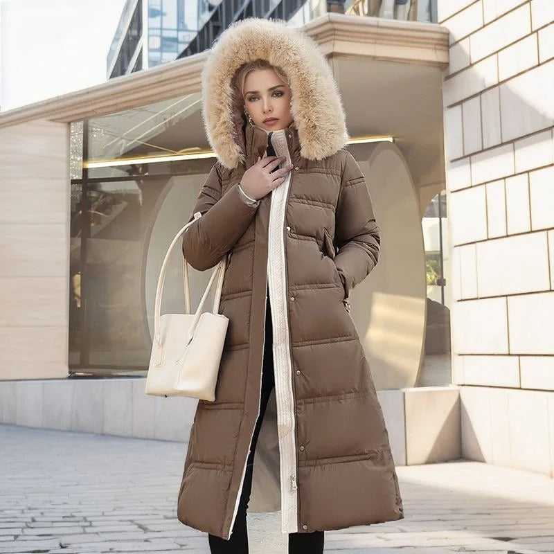 Vanessa Luxuriöse Warme Damen Winterjacke