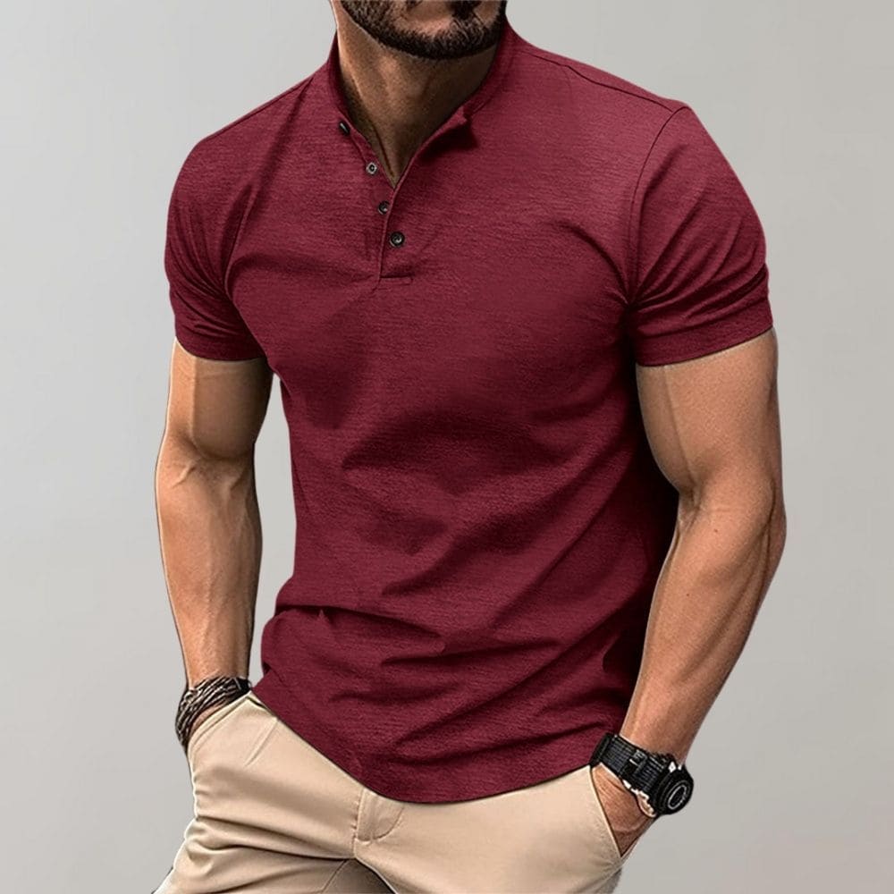 Elegantes Lässiges Herren Poloshirt