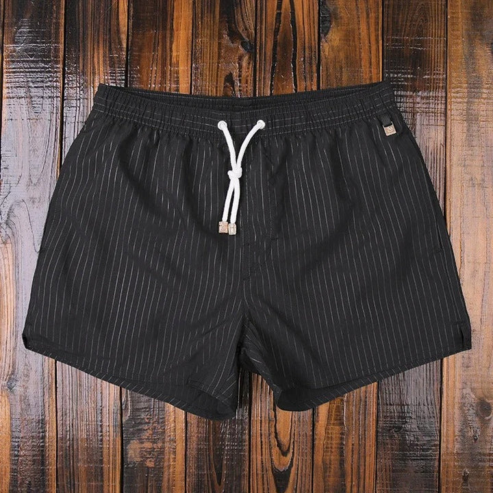 Modische Gestreifte Herren Badeshorts