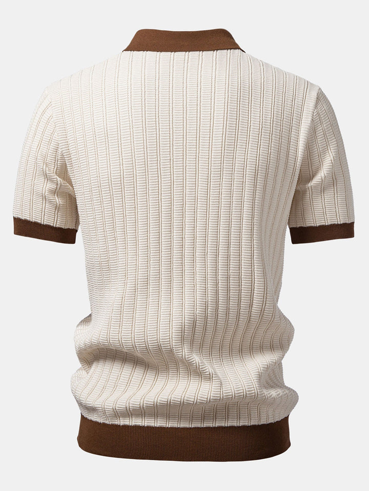 Elegantes Schickes Herren Polo &amp; Hosen Set