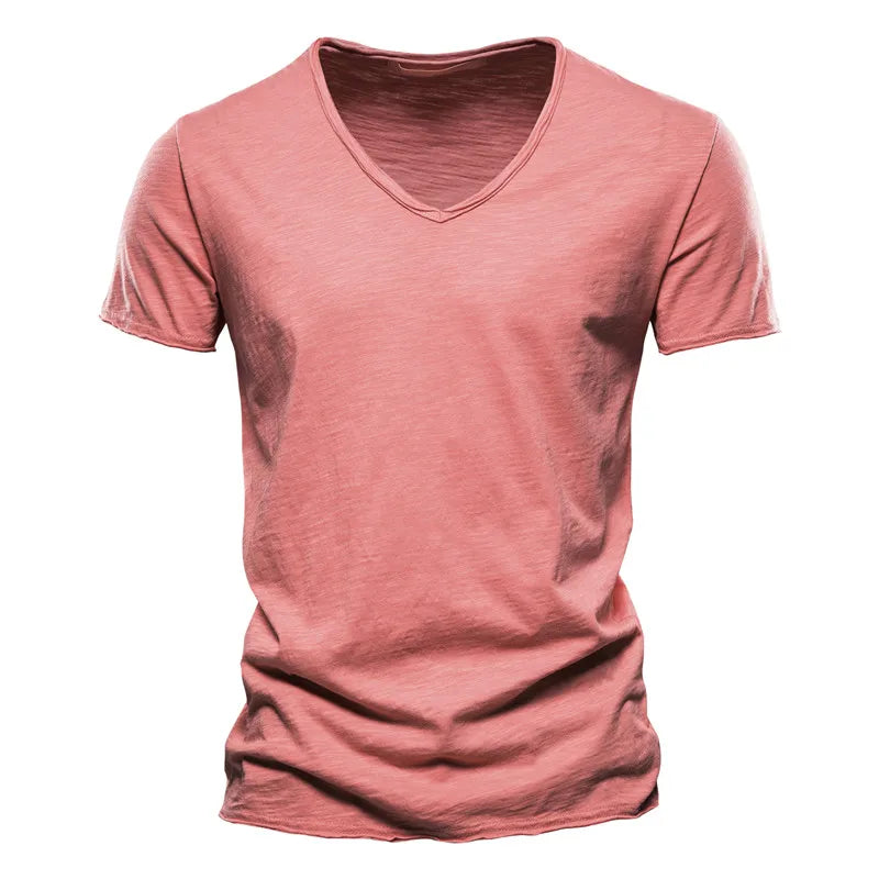 Atmungsaktives Leichtes Herren T-Shirt aus Baumwolle