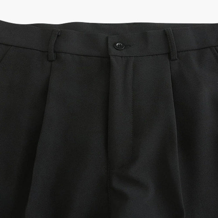 Elegante Taillierte Herren Stoffhose