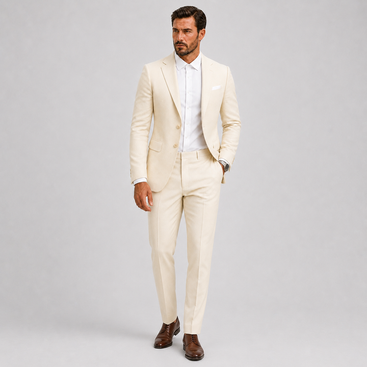 Eleganter Slim Fit Herren Anzug