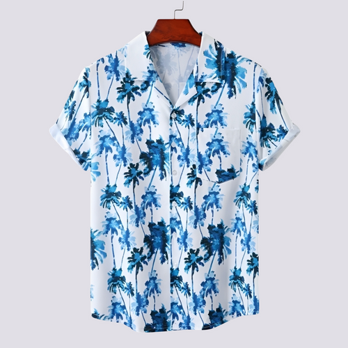 Sommerliches Lässiges Herren Hawaii-Hemd