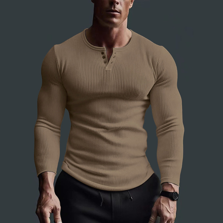 Langarmshirt Herren | Figurbetont &amp; Moderner Look
