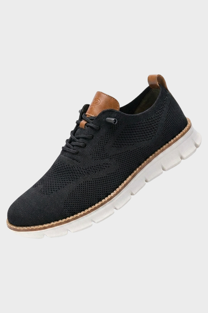 Atmungsaktive Leichte Herren Sneaker in Strickoptik