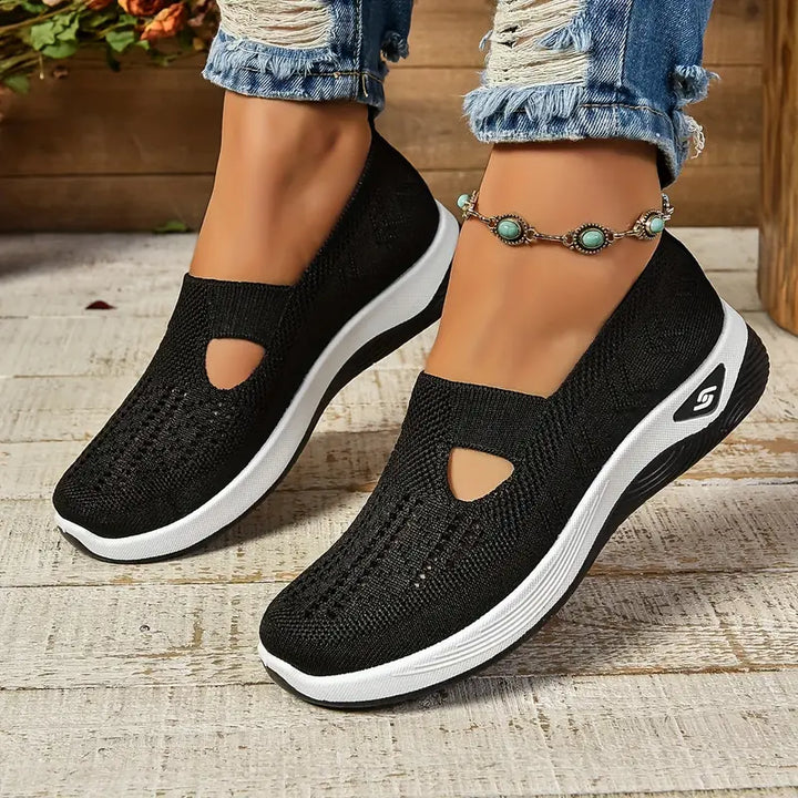 Bequeme Ergonomische Damen Slip-On Komfortschuhe