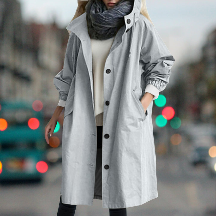 Wasserdichter Warmer Damen Trenchcoat