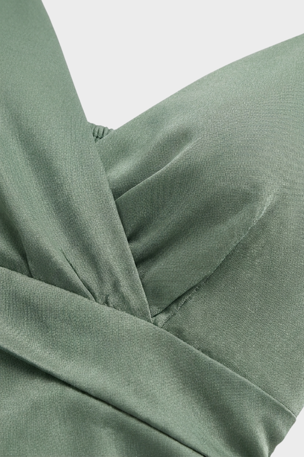 Elegantes Damen Wickel-Maxikleid mit Spaghettiträgern