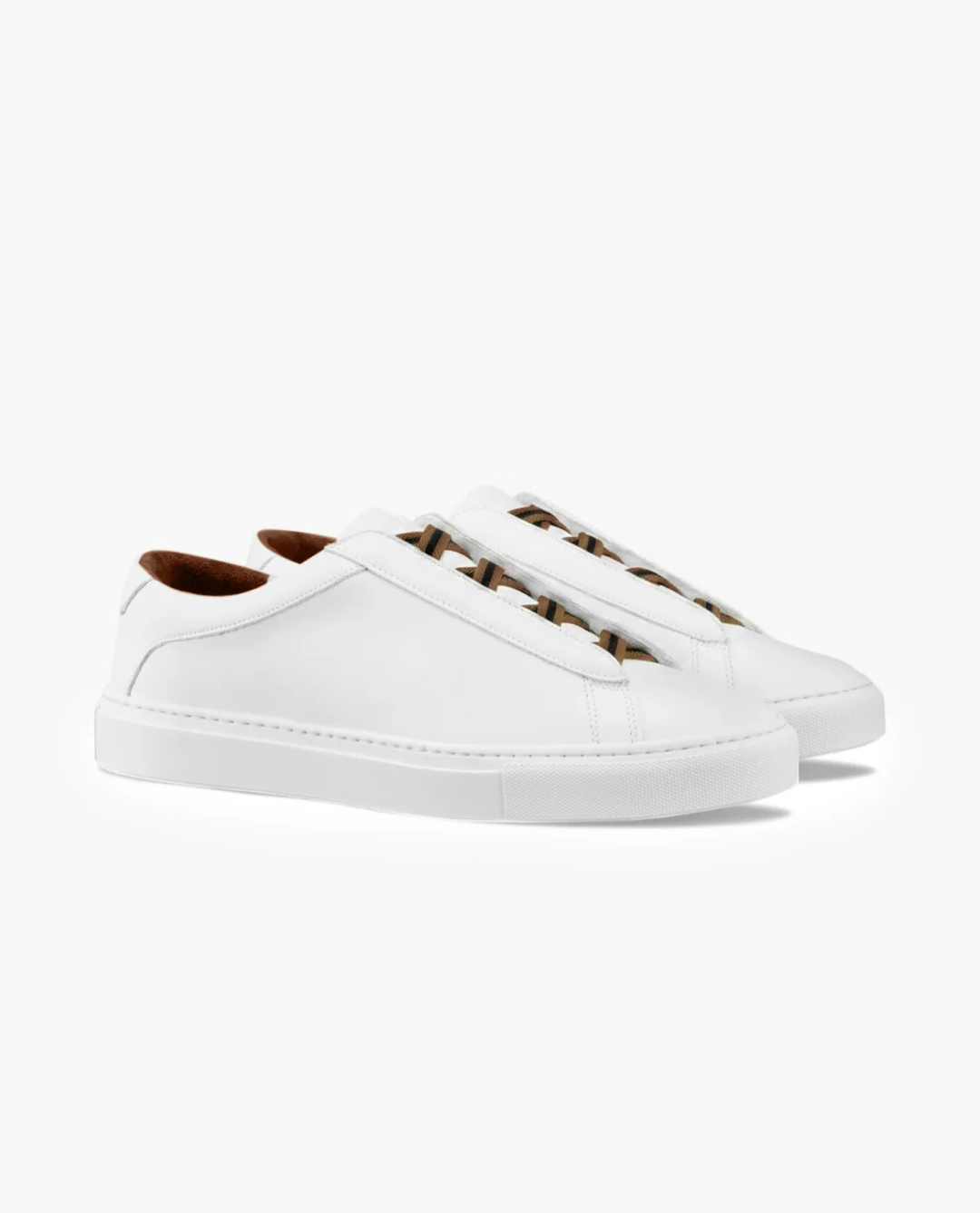 Elegante Lässige Herren Leder-Sneaker
