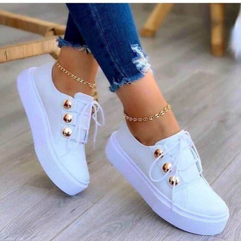 Elegante Farbenfrohe Damen Ledersneaker