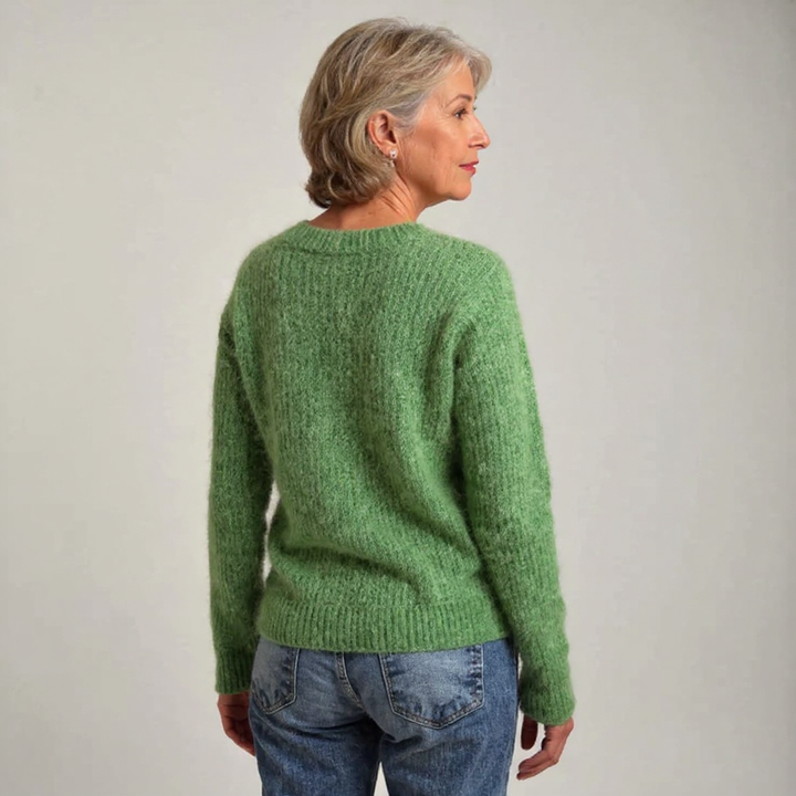 Handgefertigter Isländischer Damen Pullover im Vintage-Stil