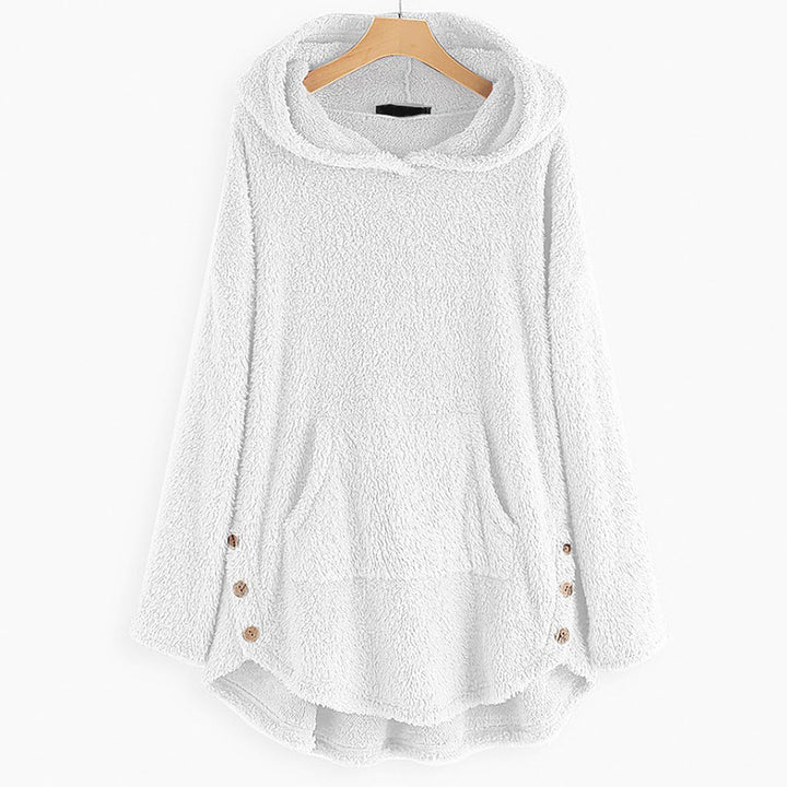 Agnes Kuschelig Damen Teddy-Hoodie