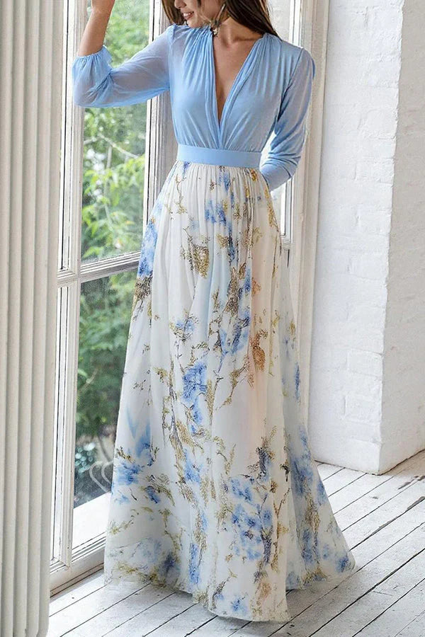 Elegantes Damen Maxikleid mit schmeichelhaftem Schnitt