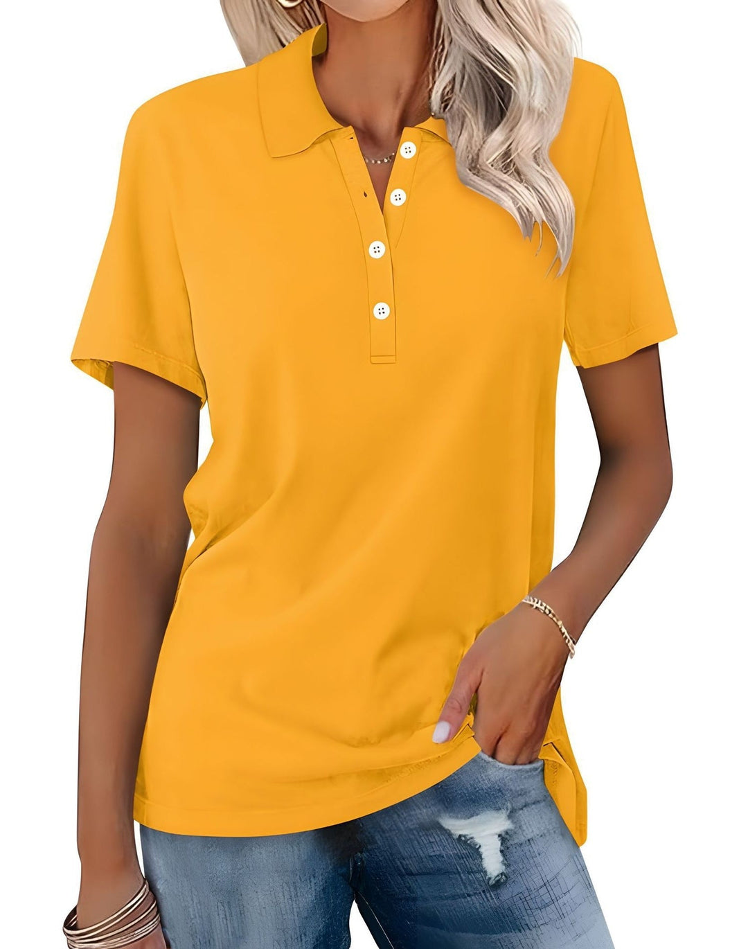 Elegantes Slim-Fit Damen Poloshirt