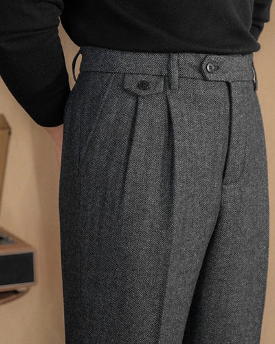 Elegante Klassische Herren Stoffhose