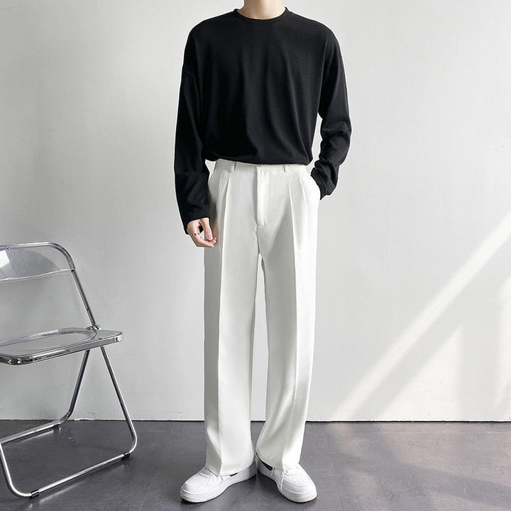 Elegante Taillierte Herren Stoffhose