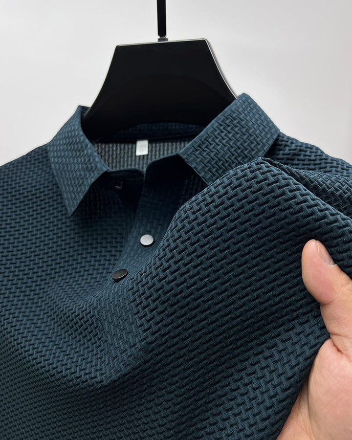 Lässiges Herren T-Shirt mit Knopfleiste