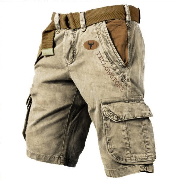 Yellow Stone Lässige Herren Shorts mit Taschen