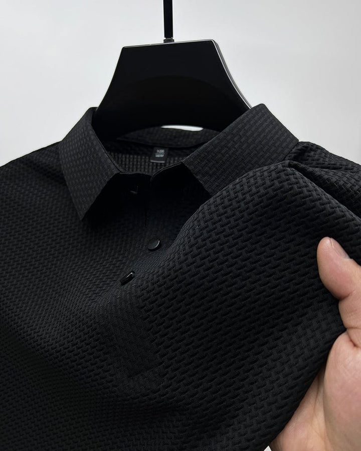 Lässiges Herren T-Shirt mit Knopfleiste