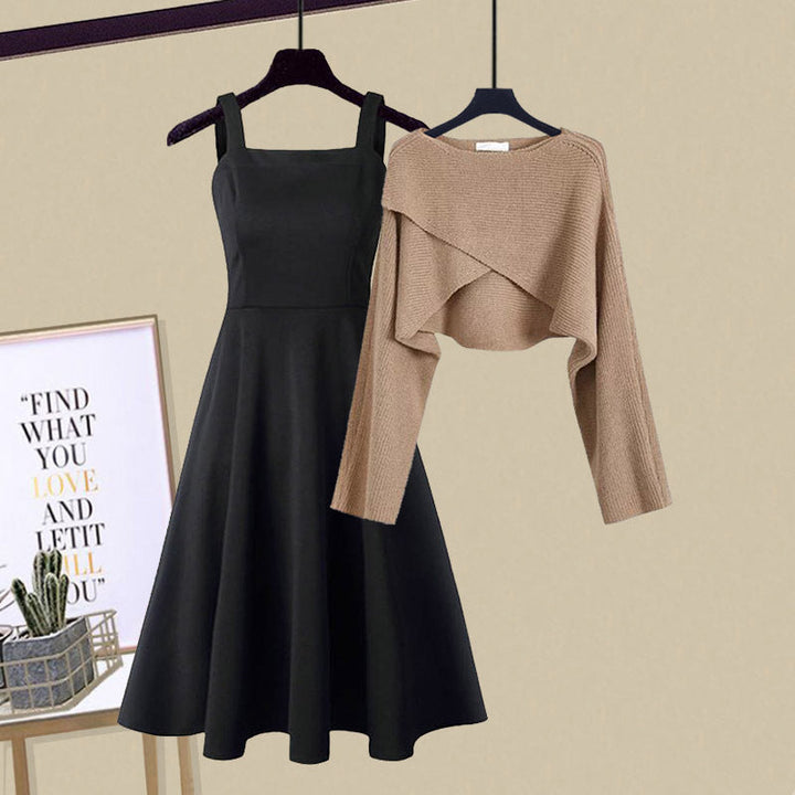 Elegantes Strick Damen Kleiderset