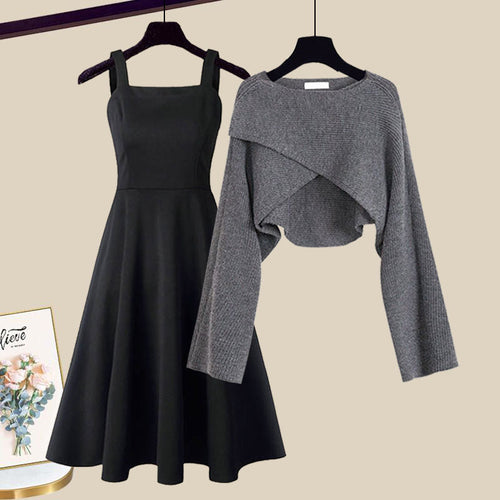 Elegantes Strick Damen Kleiderset