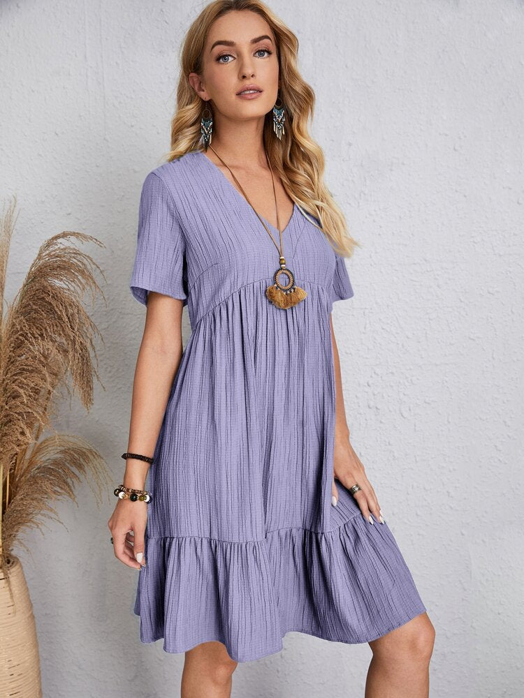 Elegantes Bequemes Damen Kleid