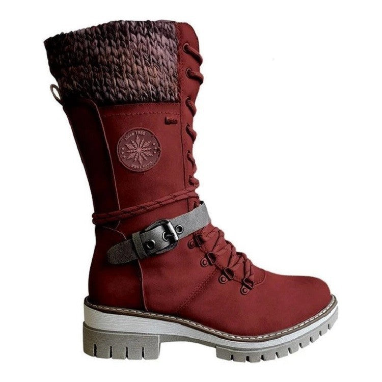 Wasserdichte Warme Damen Winterstiefel