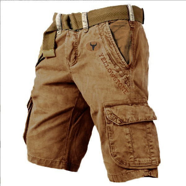 Yellow Stone Lässige Herren Shorts mit Taschen