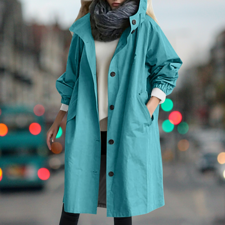Wasserdichter Warmer Damen Trenchcoat