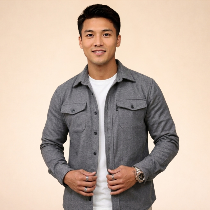 Herren Hemdjacke – Atmungsaktiv, Stylisch &amp; Vielseitig