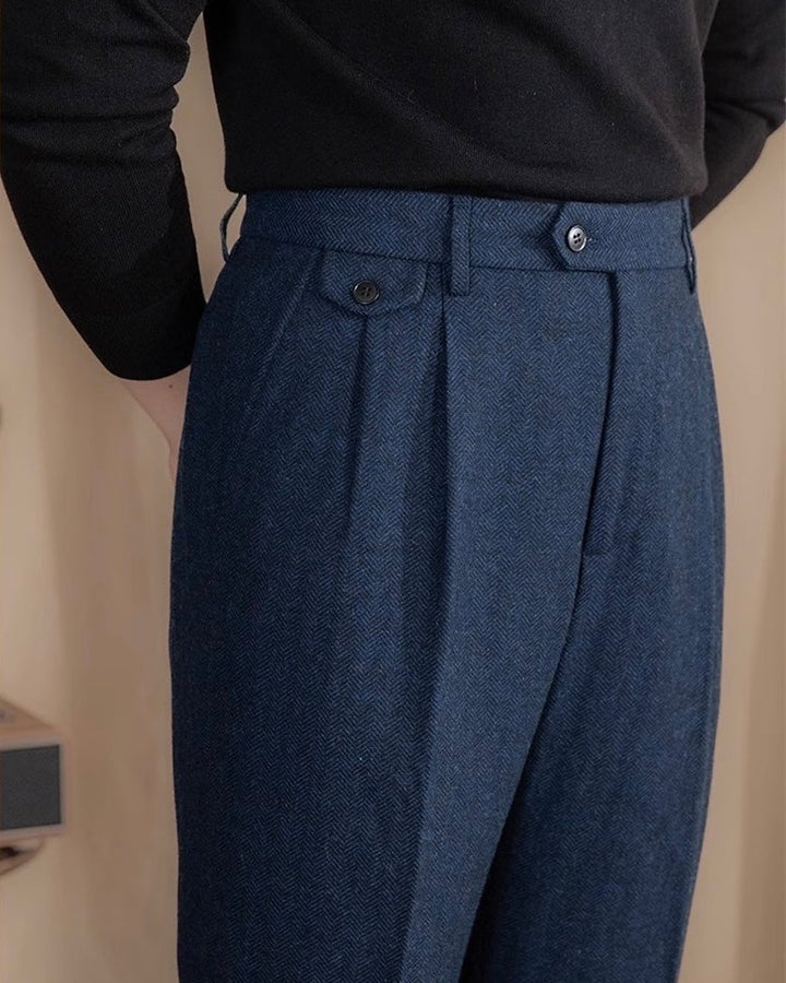 Elegante Klassische Herren Stoffhose
