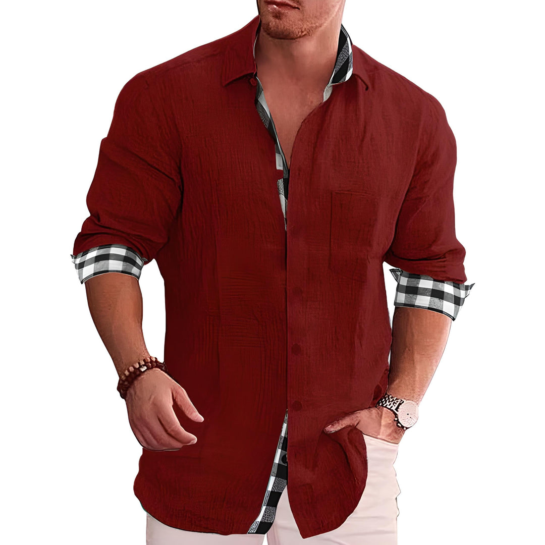 Elegantes Modernes Herren Hemd