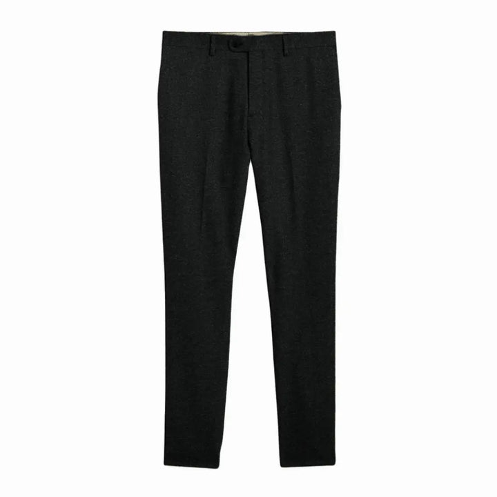 Eleganter Klassischer Herren Dreiteiliger Tweed Anzug