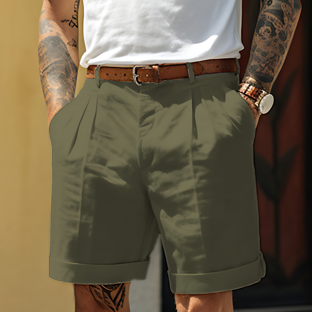 Elegante Lässige Herren Shorts aus Baumwolle