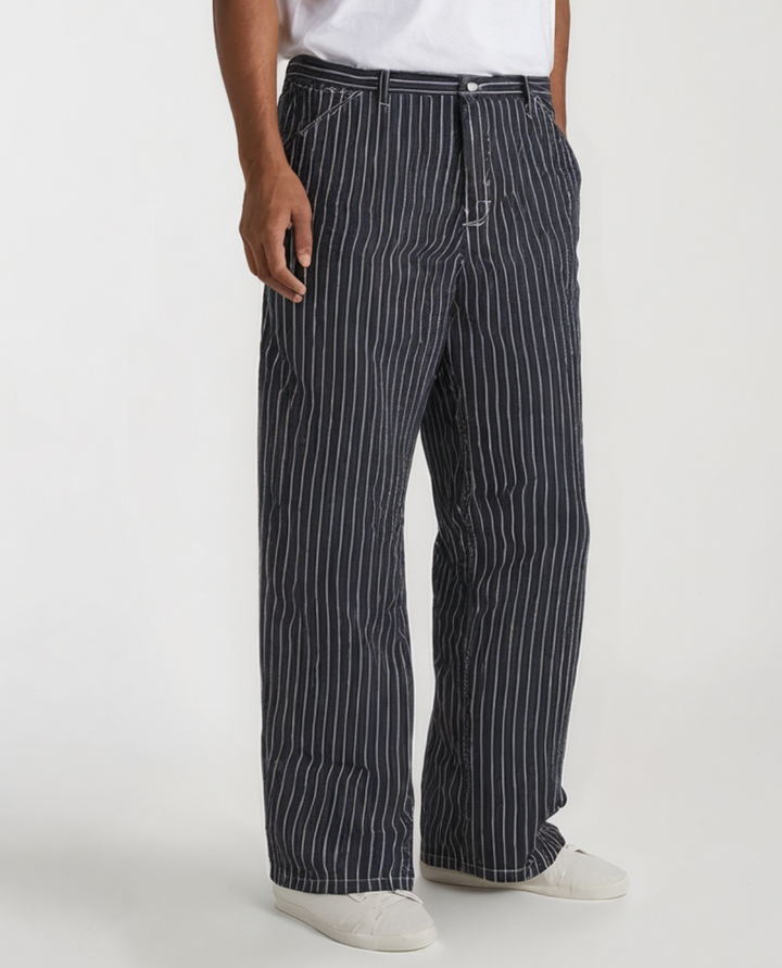 Lässige Gestreifte Herren Jeans