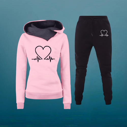 Heartbeat Sportliches Damen Trainingsset