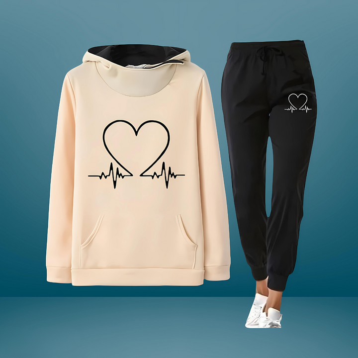 Heartbeat Sportliches Damen Trainingsset