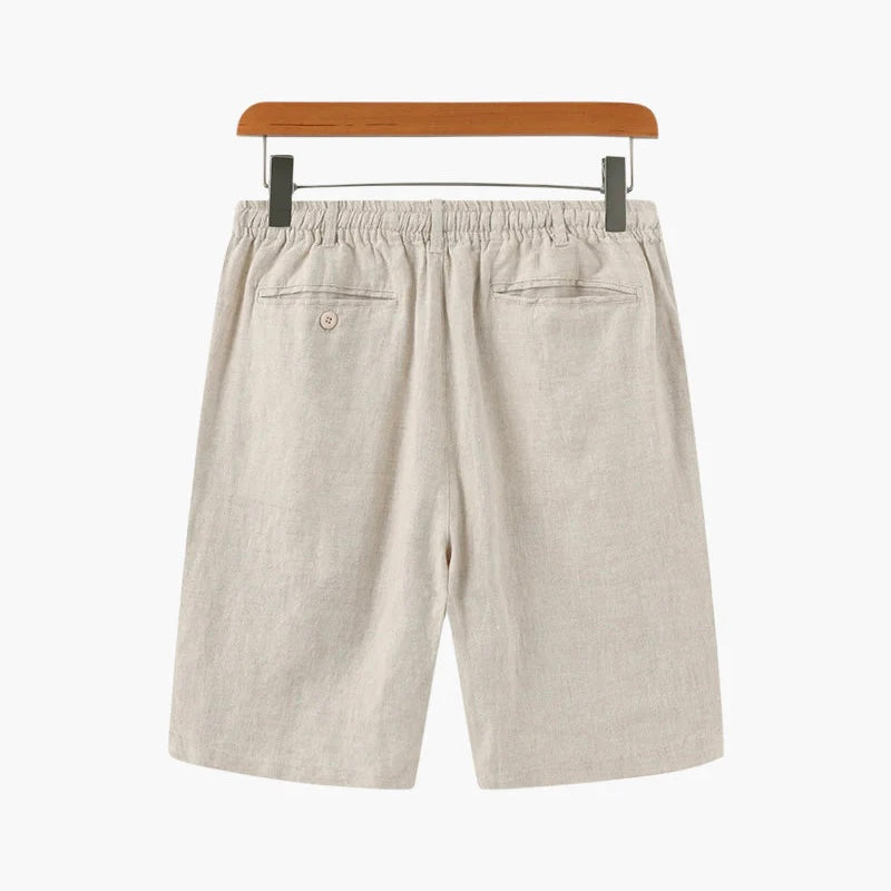 Leichte Atmungsaktive Herren Leinenshorts