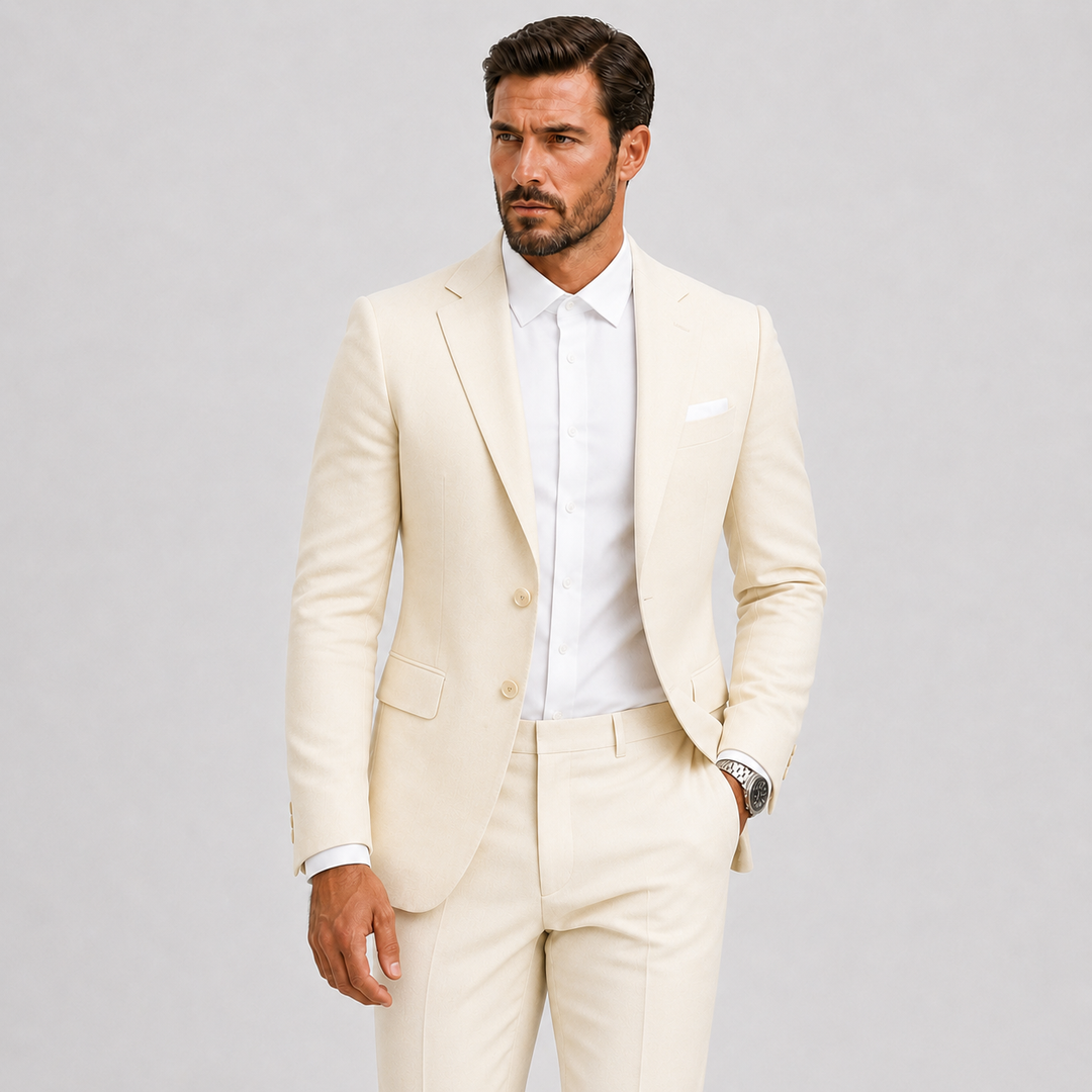 Eleganter Slim Fit Herren Anzug