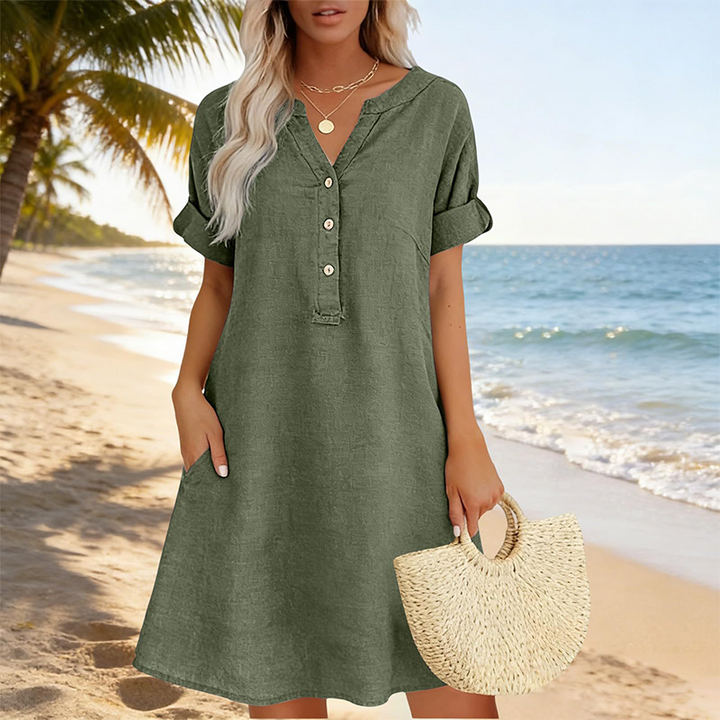 Luftiges Lässiges Damen Sommerkleid