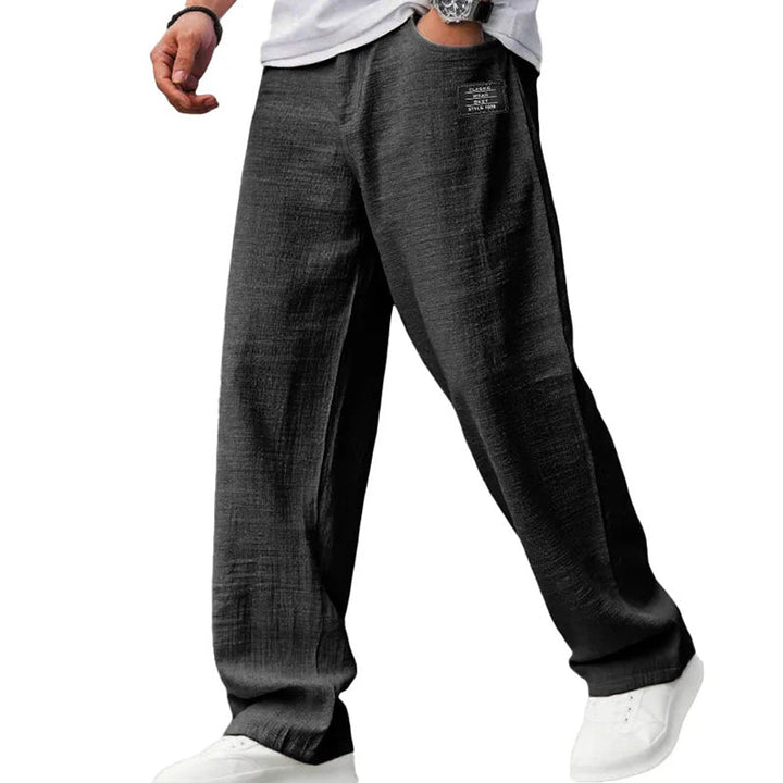 Leichte Herren Hose mit Geradem Bein
