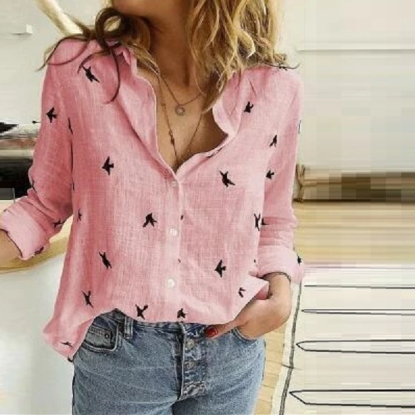 Elegantes Vielseitiges Damen Langarmshirt