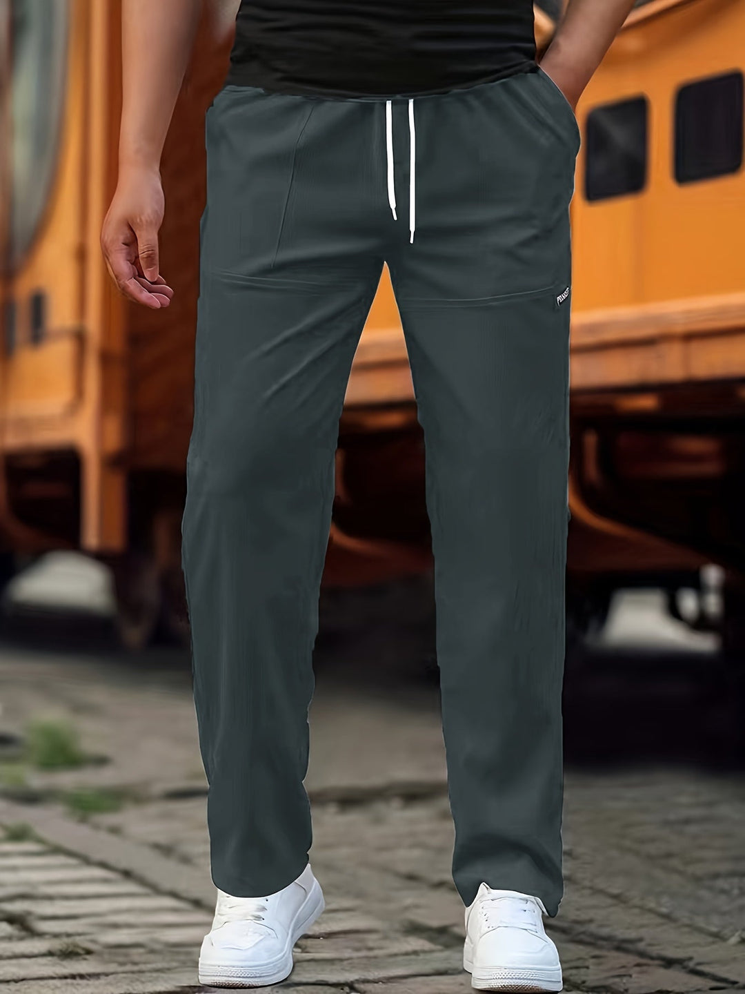 Elegante Bequeme Herren Alltagshose