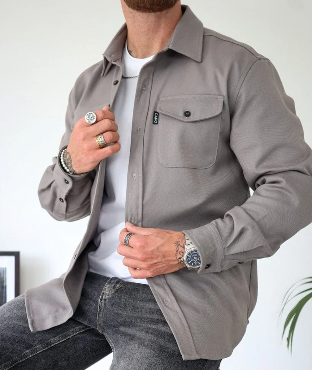 Lamar | Herren Hemdjacke – Atmungsaktiv, Stylisch &amp; Vielseitig 3